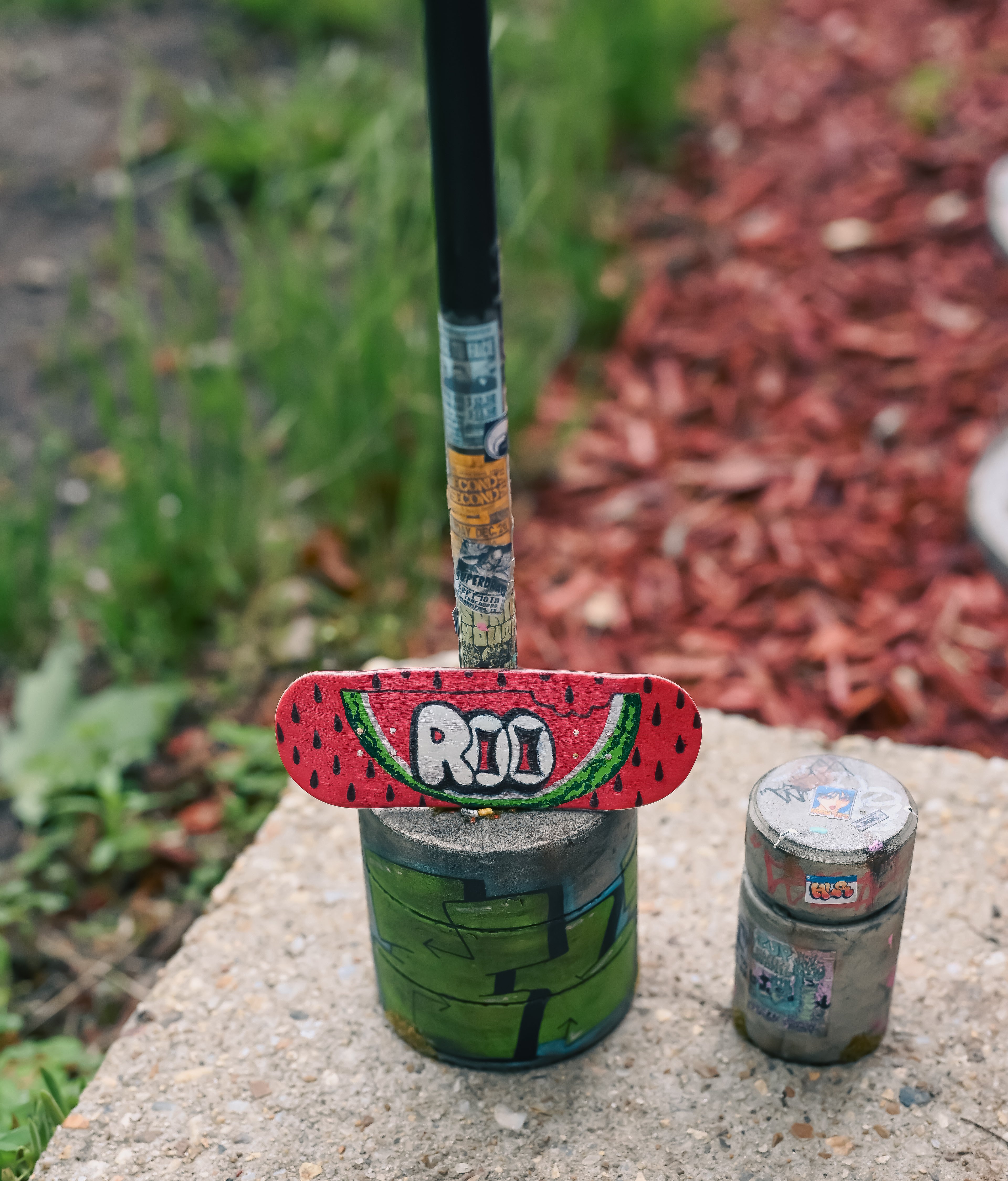 Hand Painted Roo Watermelon Bite Board SOLD
