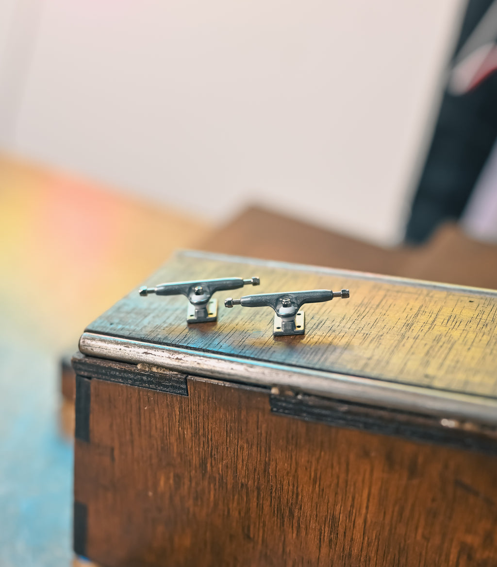 Leefai 4.0/G4 Pro Fingerboard Trucks - Raw Metal Regular 34mm