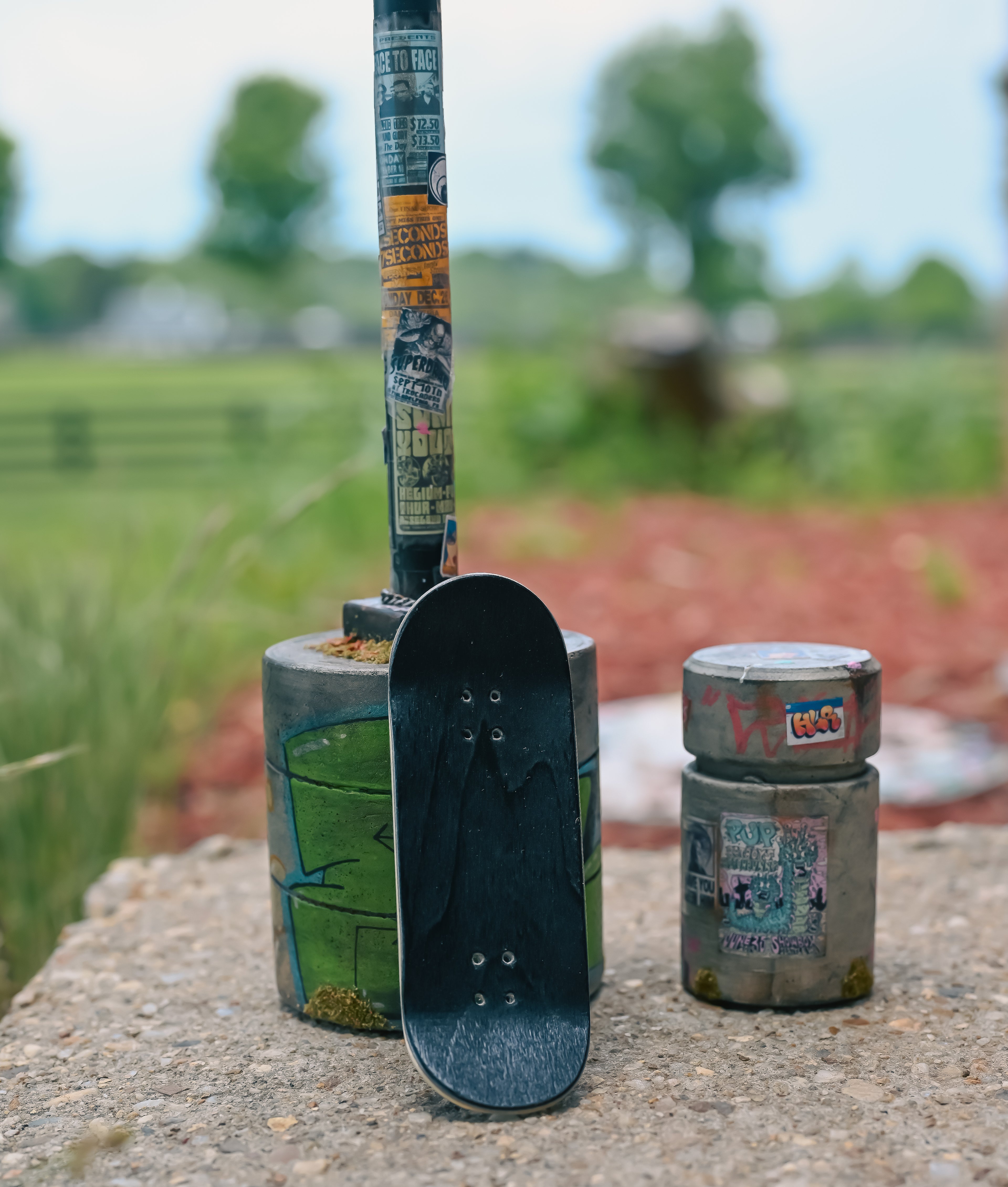 34mm Split Plies Black/Silver Roo Board