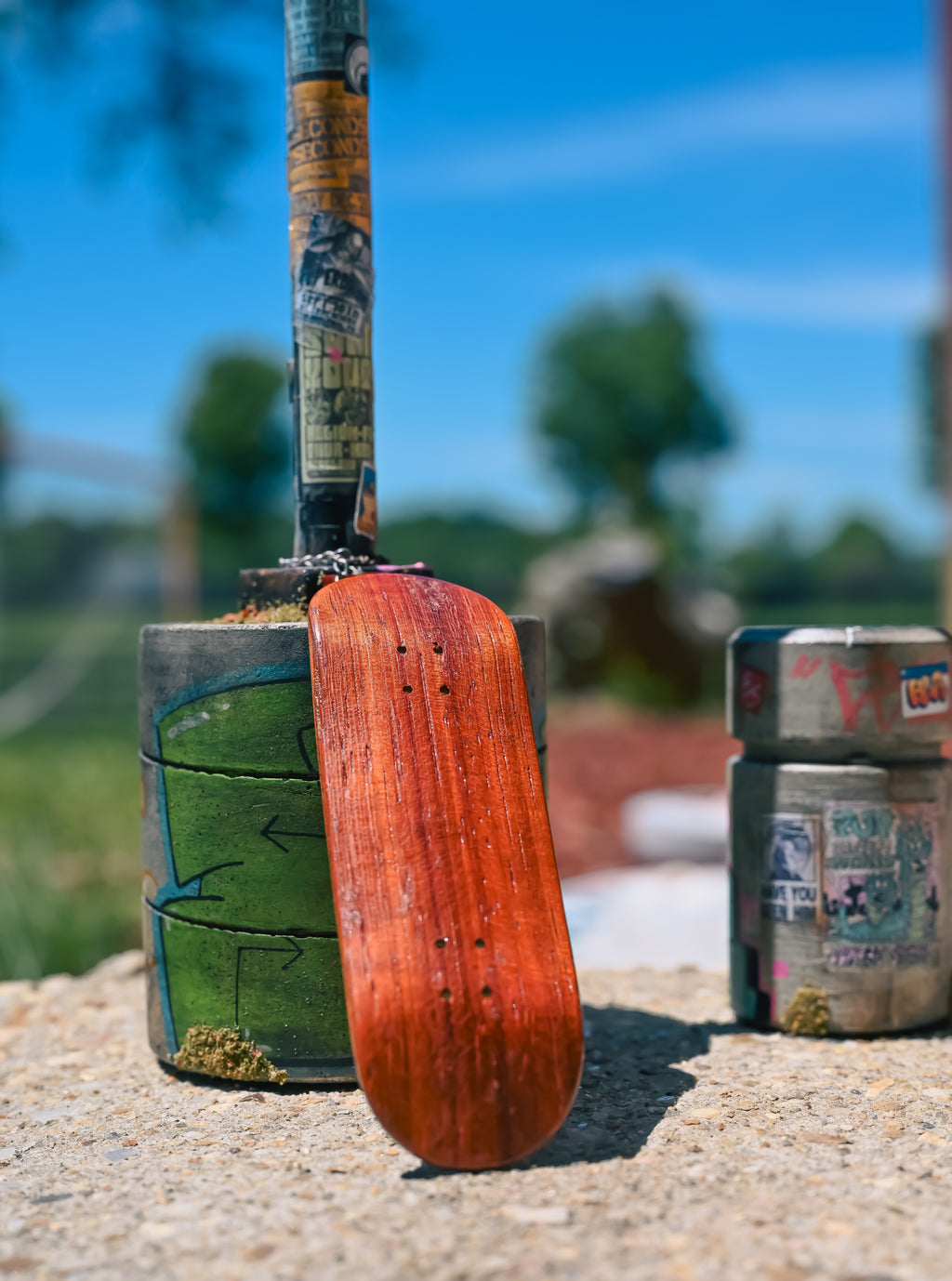 Exotic Wood Fingerboard Deck (CherryTigre) SOLD