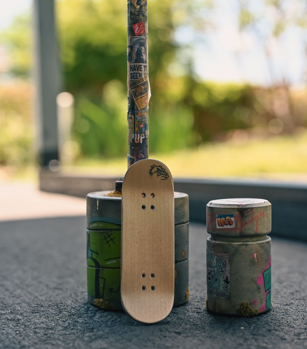 Maple Wood Red Dyed Plies Fingerboard SOLD