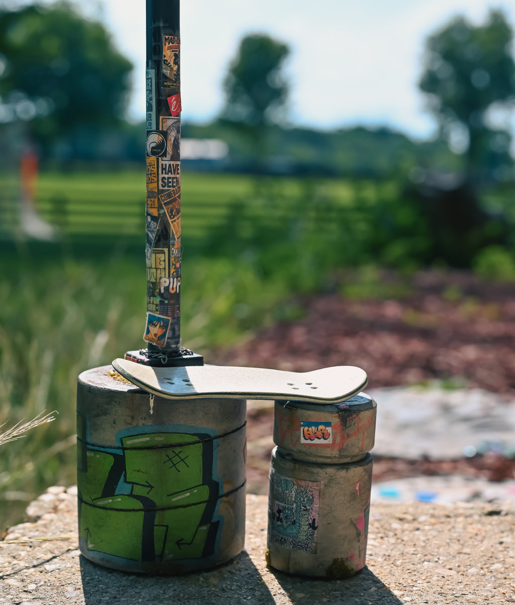 34mm Blue and Natural Roo Board w/ mid Green