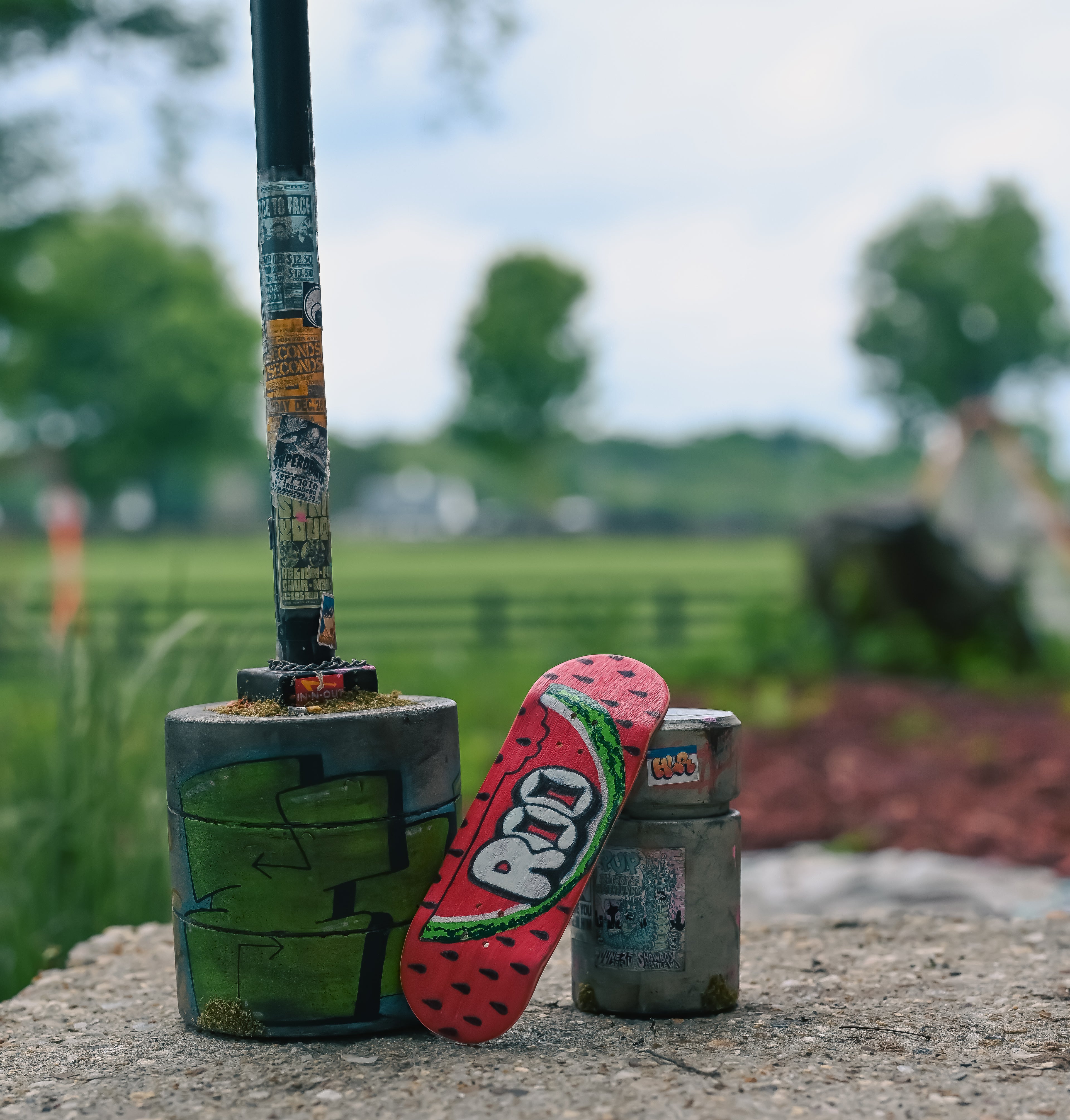 Hand Painted Roo Watermelon Bite Board SOLD