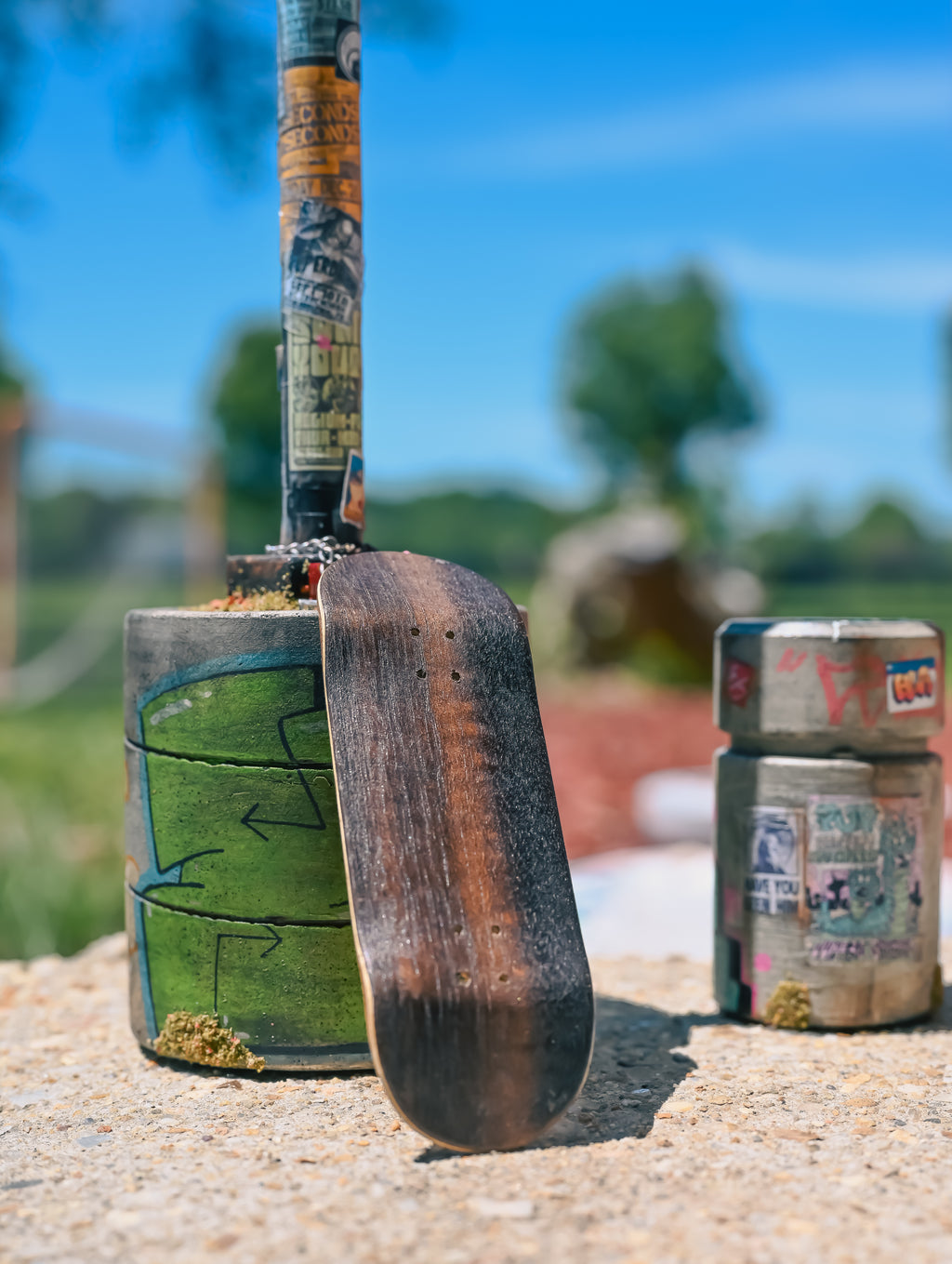 Exotic Wood Fingerboard Deck (DarkWalnut2)