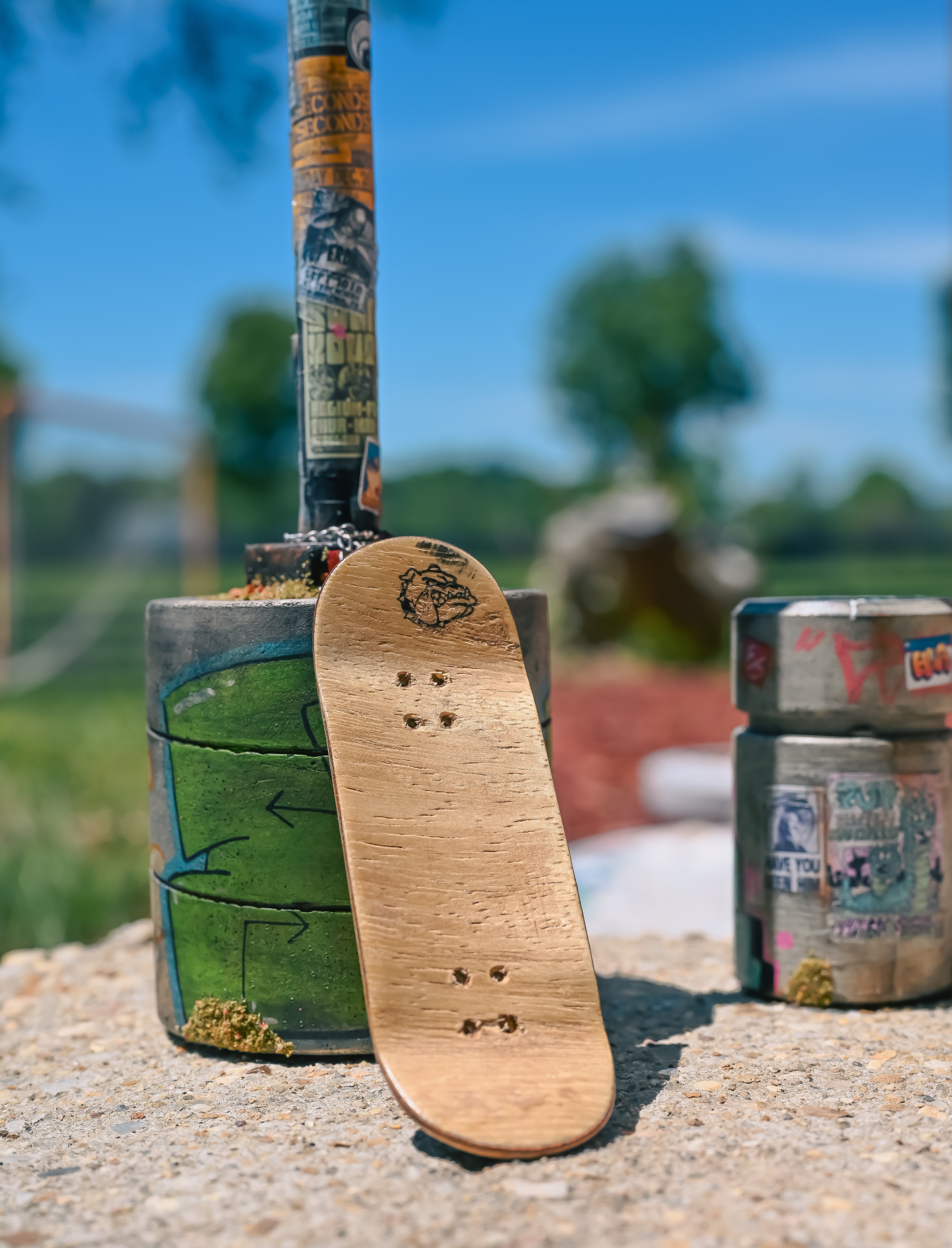 Exotic Wood Fingerboard Deck (DarkWalnut2)