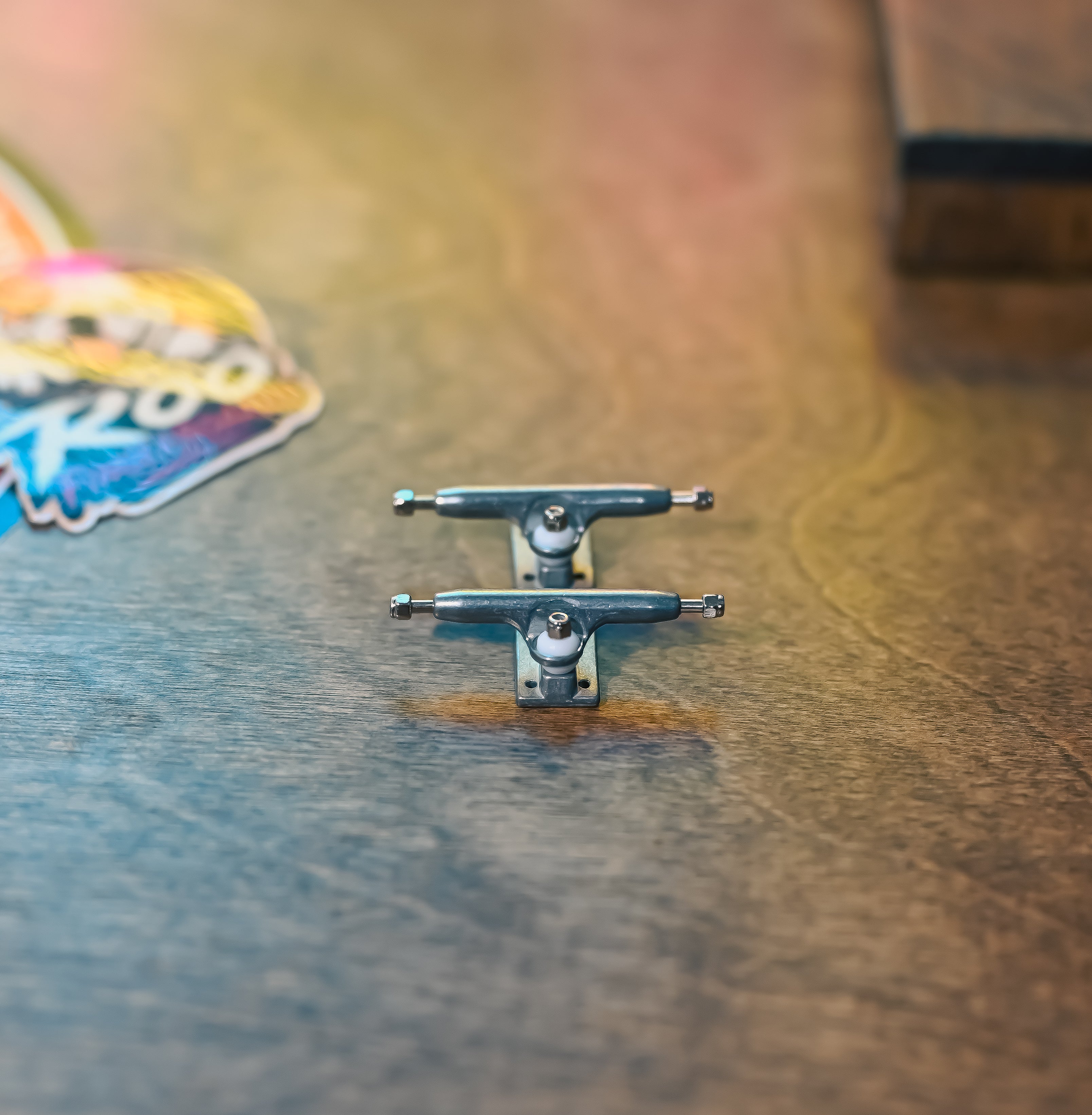 Leefai 4.0/G4 Pro Fingerboard Trucks - Raw Metal Regular 34mm