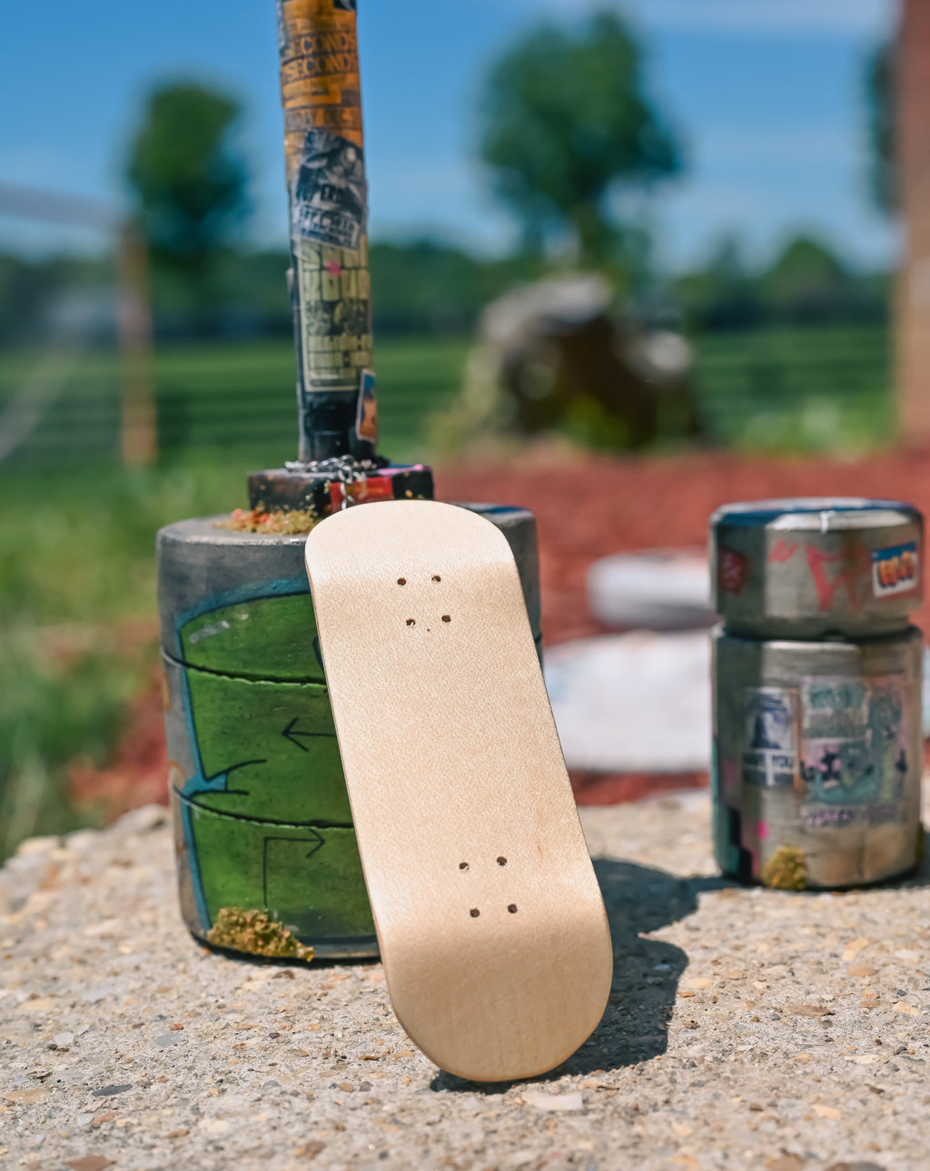Maple Wood Fingerboard Deck (02M) SOLD