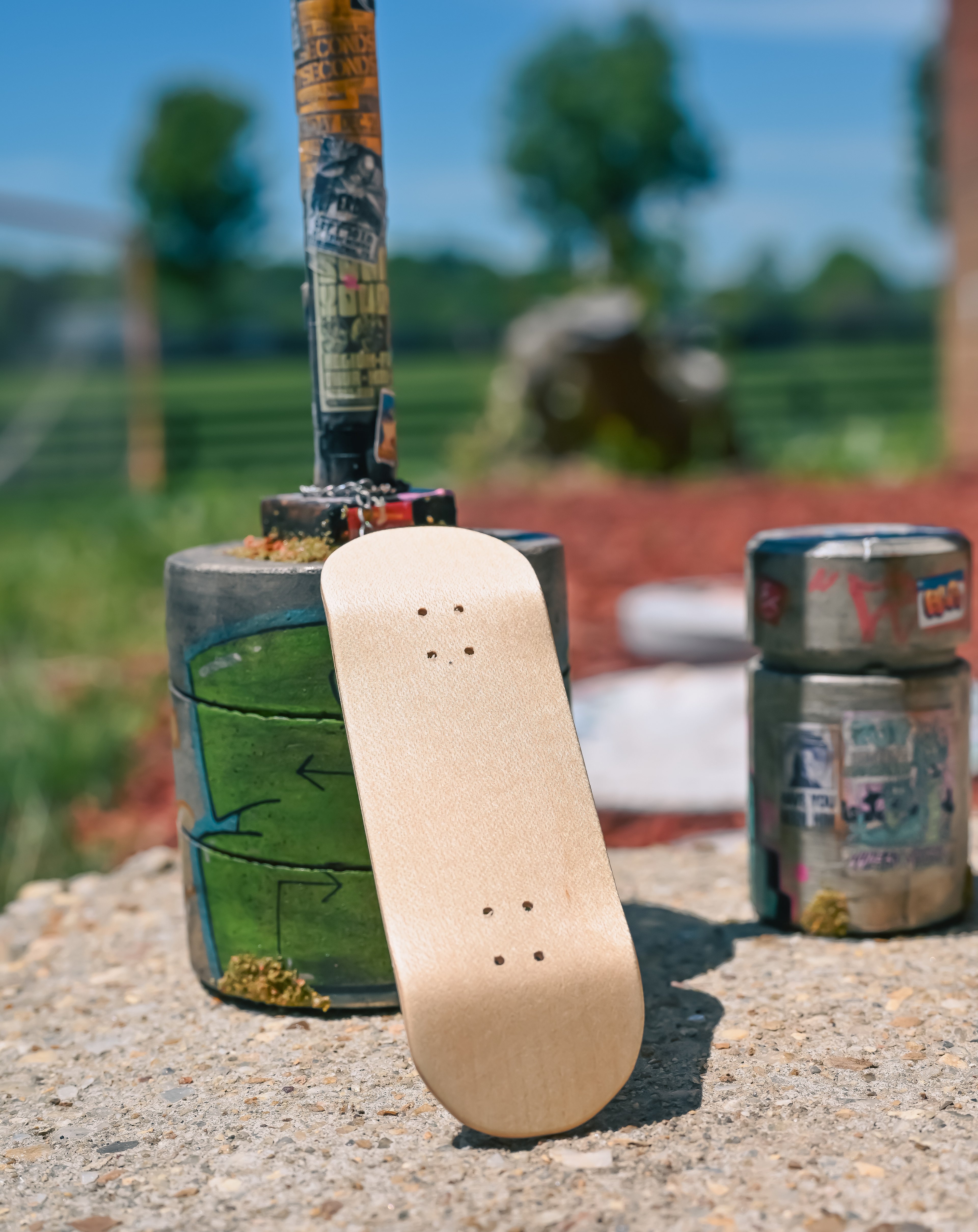 Maple Wood Fingerboard Deck (02M) SOLD
